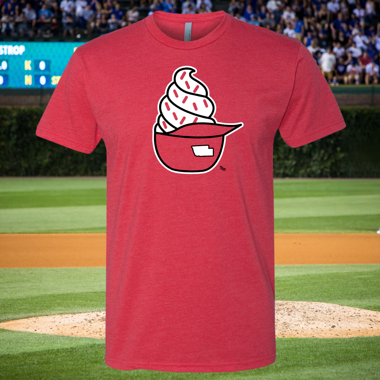 Ice Cream Baseball Helmet (Youth)