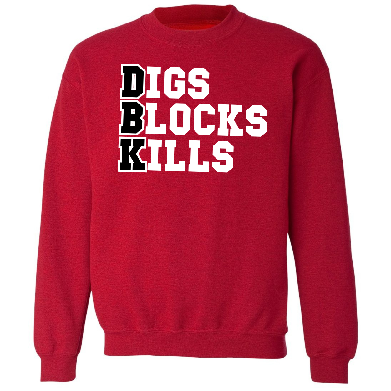Digs Blocks Kills - Crewneck