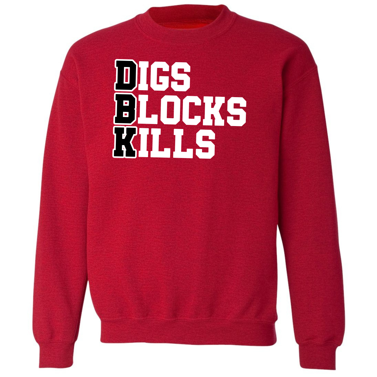 Digs Blocks Kills - Crewneck