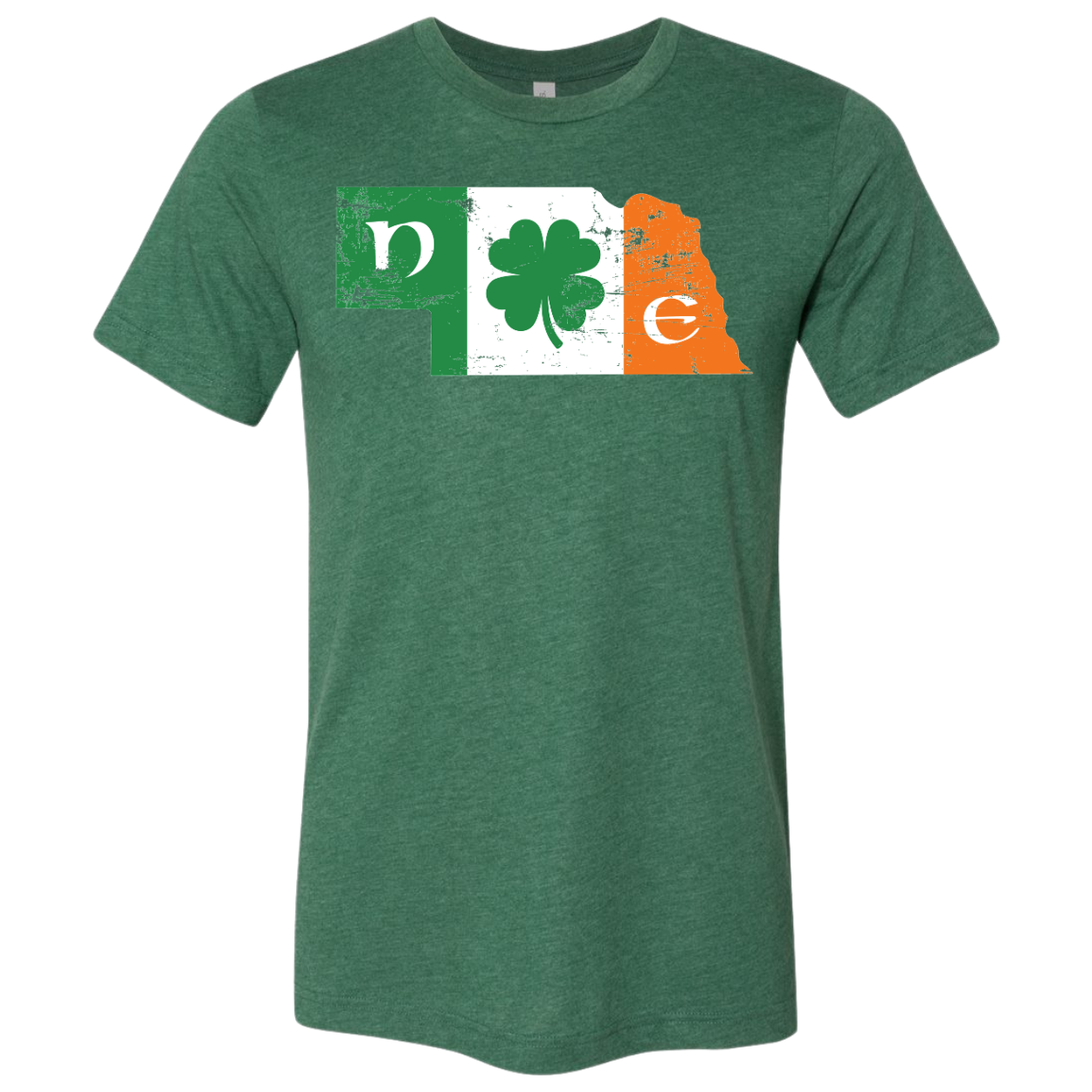 Irish Flag Nebraska t-shirt