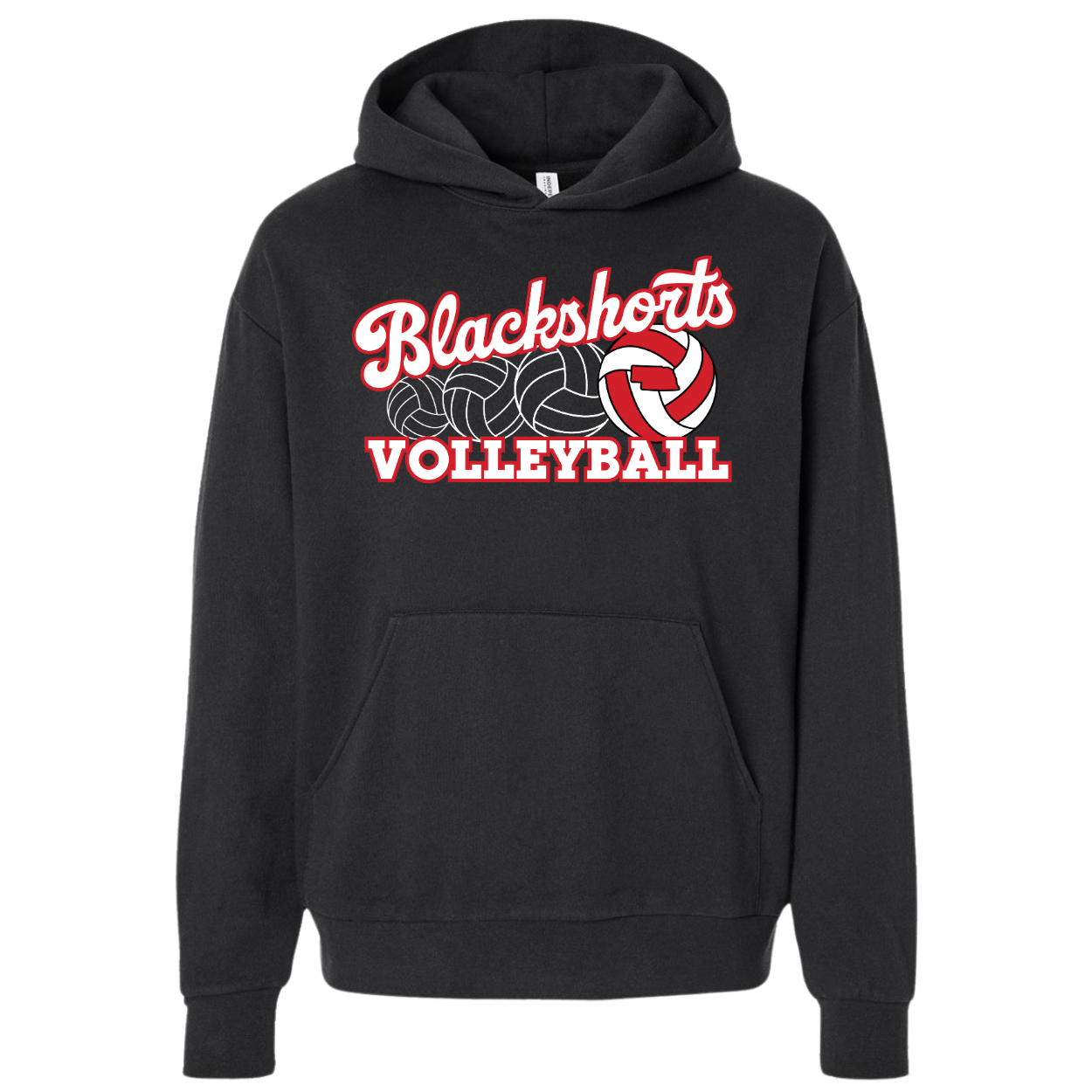 Blackshorts Volleyball - Black Hoodie