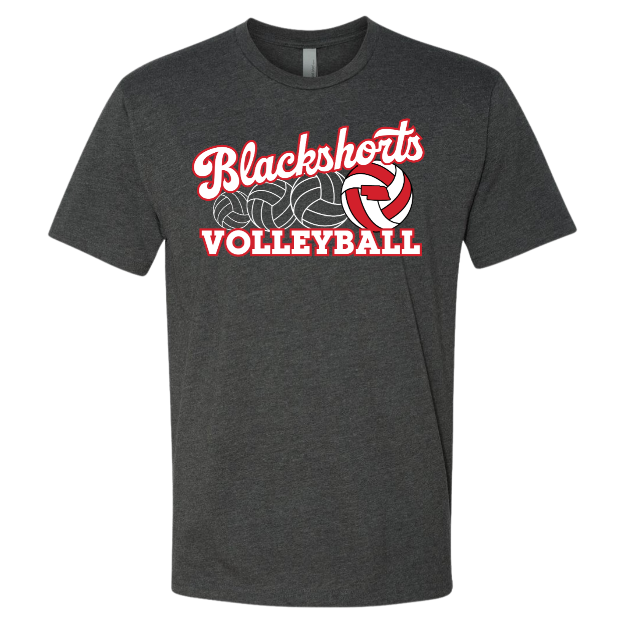 Blackshorts Volleyball - Black Tee