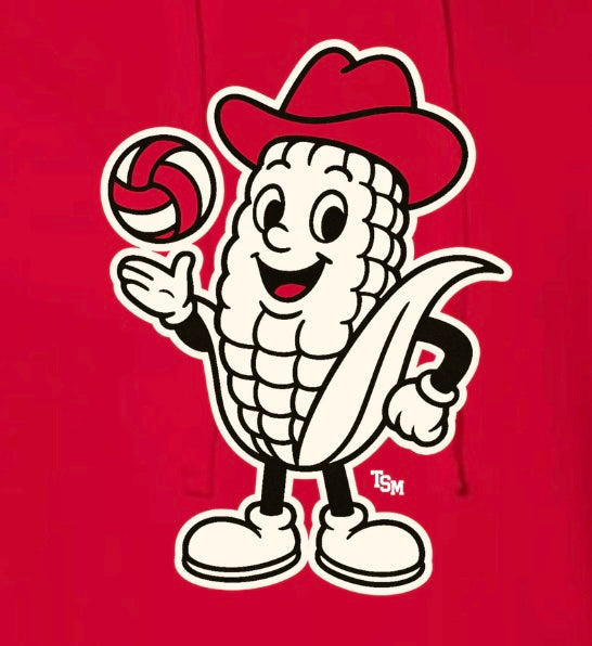 Corny Volleyball Hoodie