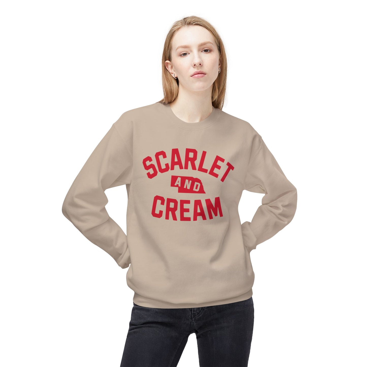 Scarlet and Cream - Sand Crewneck & other colors