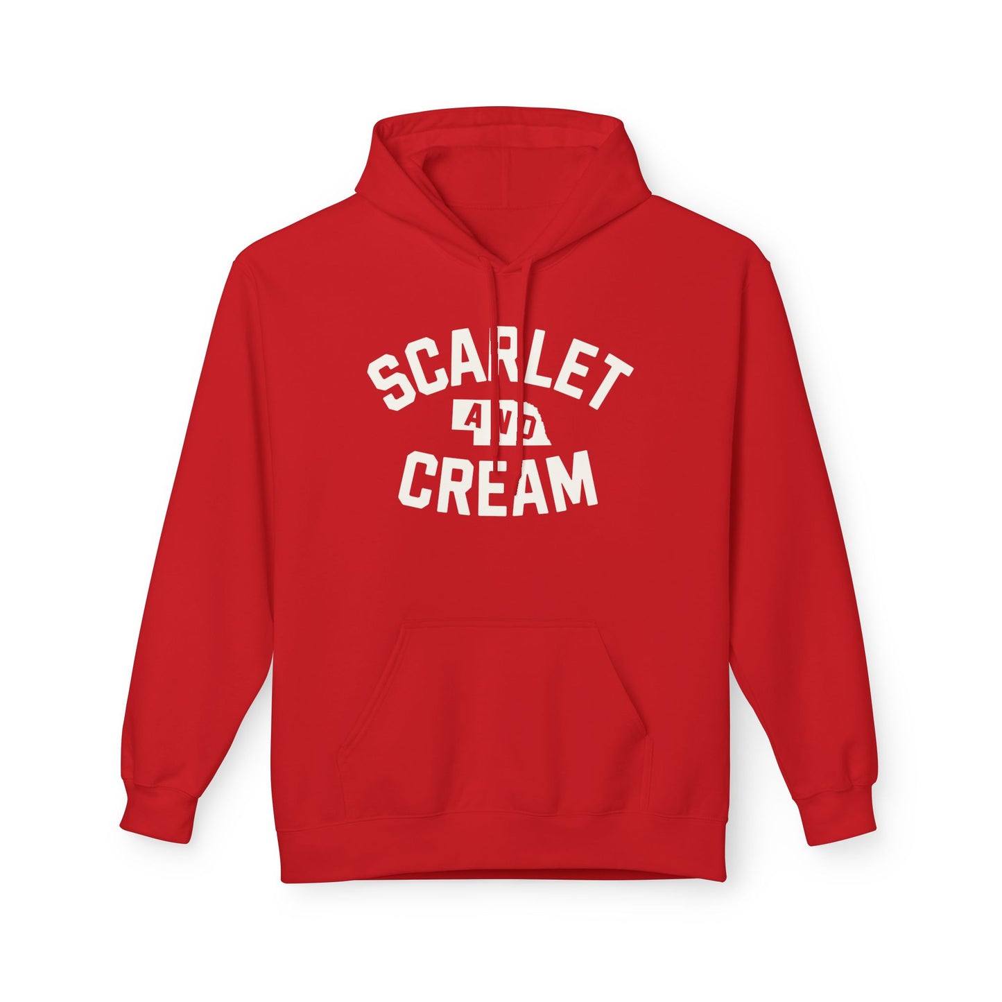 Scarlet and Cream - hoodie