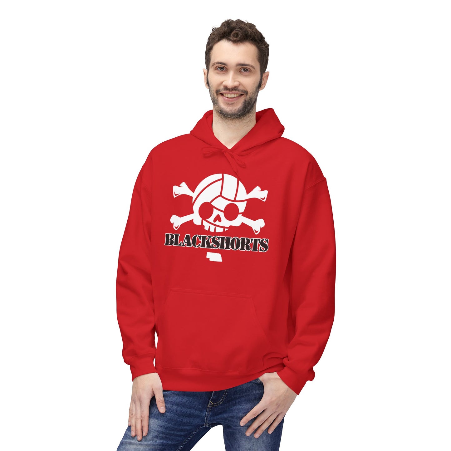 Blackshorts - Red Hoodie