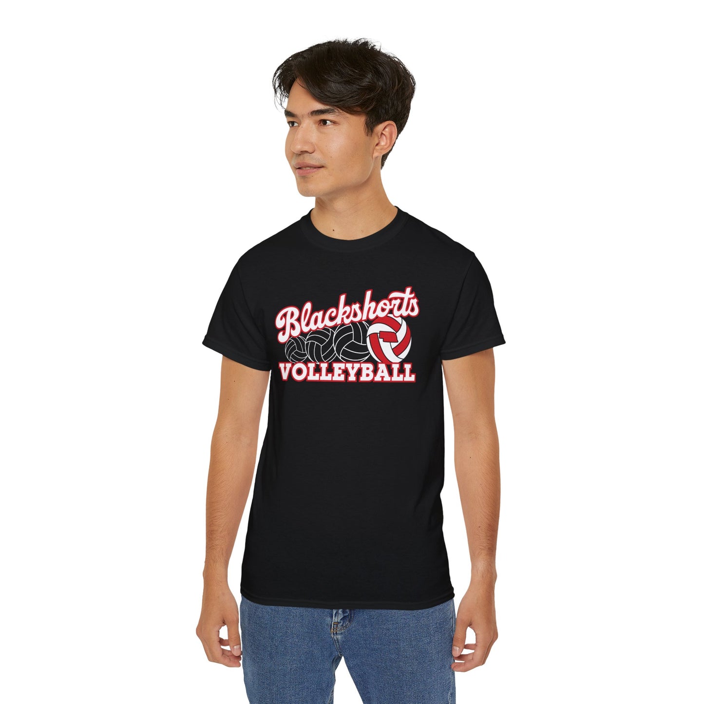 Blackshorts Volleyball - Black Tee