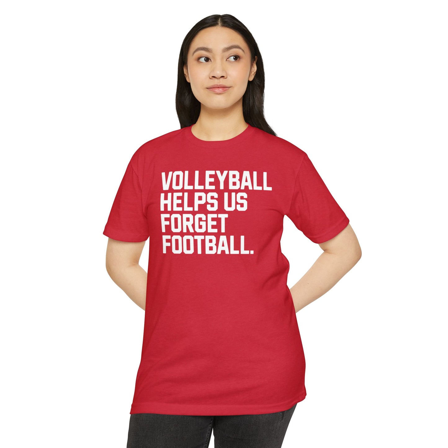 Volleyball helps us forget football