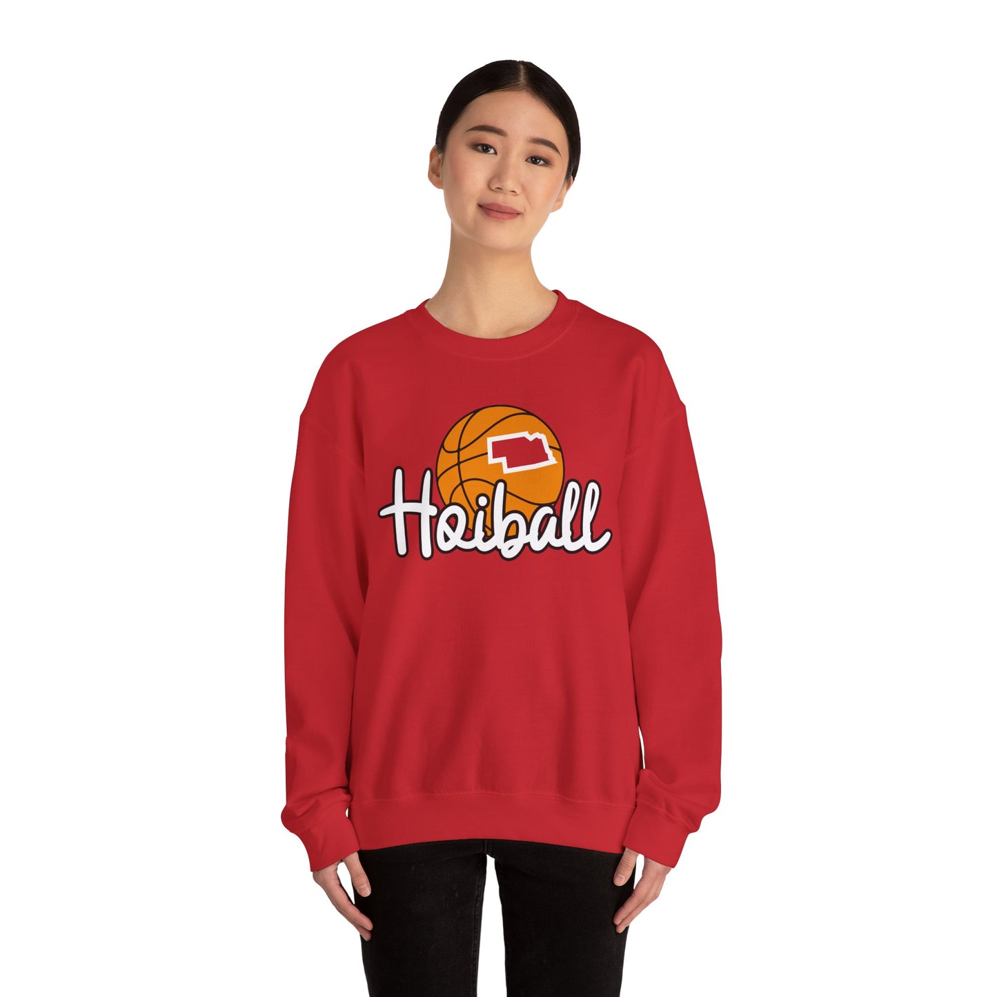 Hoiball - Red Crewneck