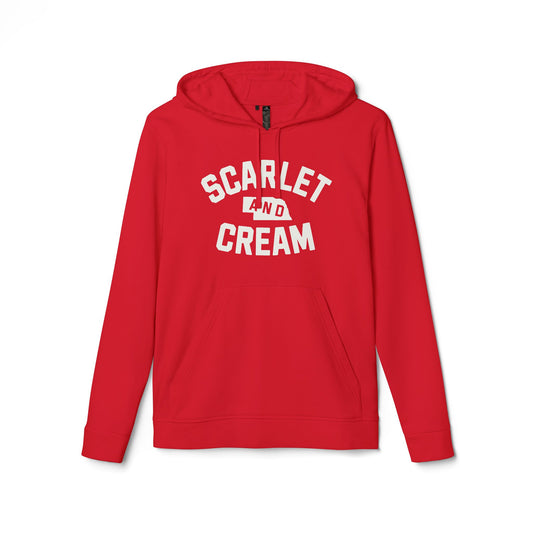 Scarlet and Cream - adidas hoodie