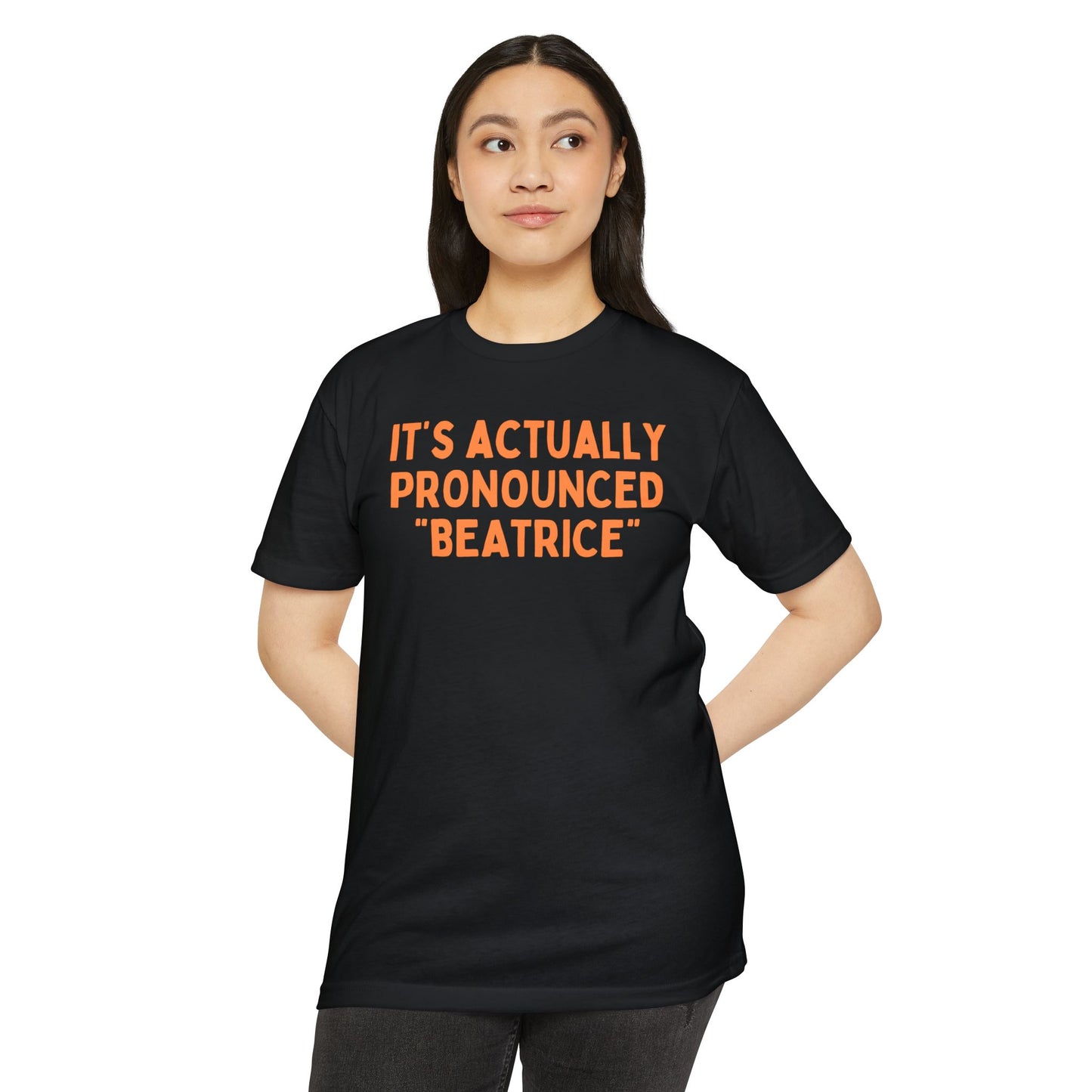 Beatrice Pronunciation Shirt - Black