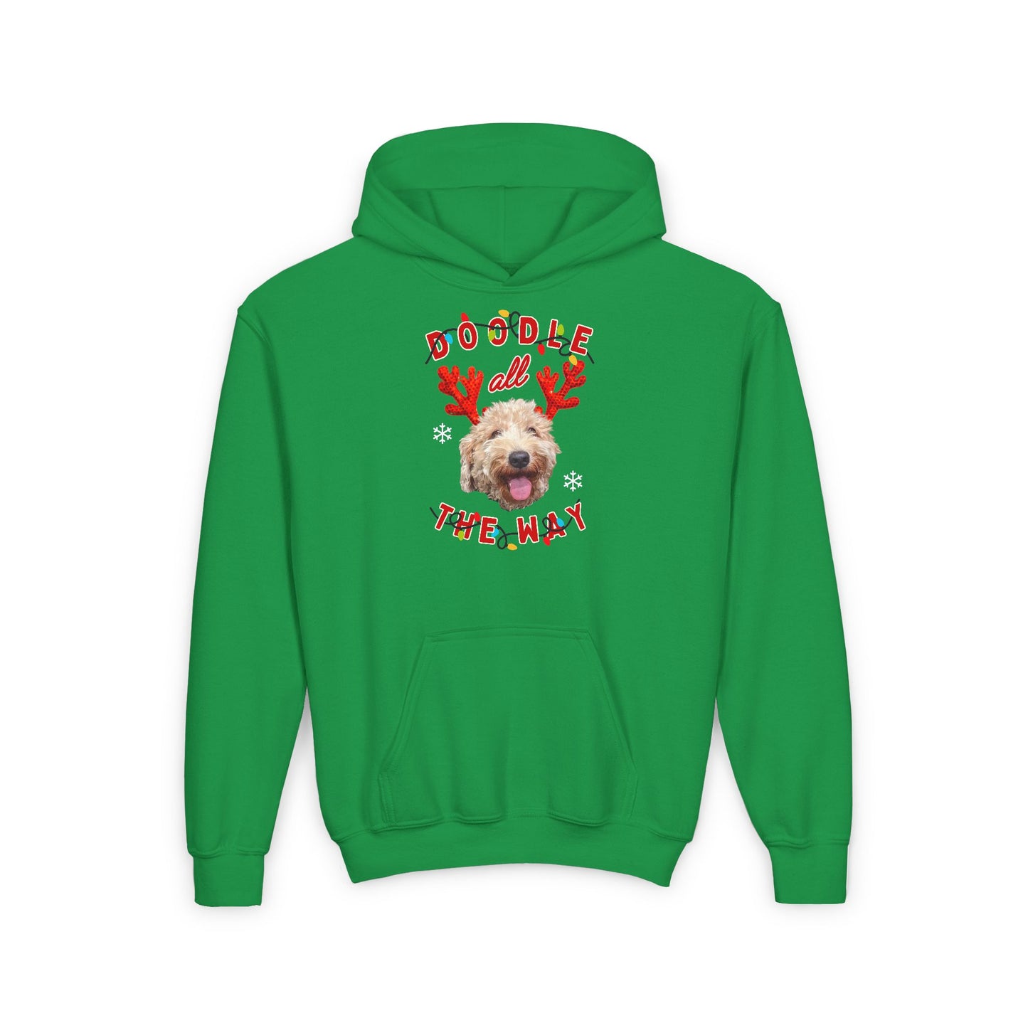 Doodle All the Way - youth hoodie