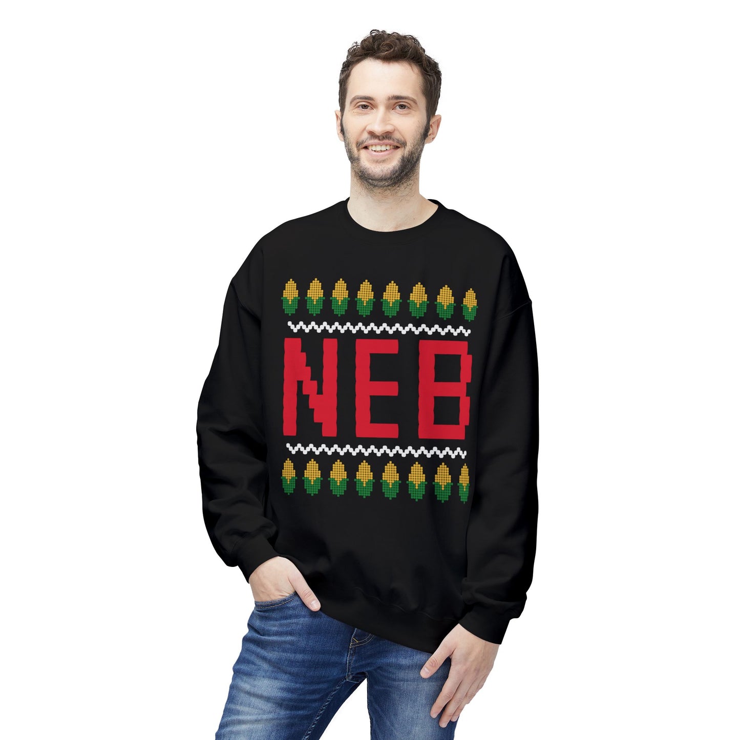 Nebraska Christmas Sweater