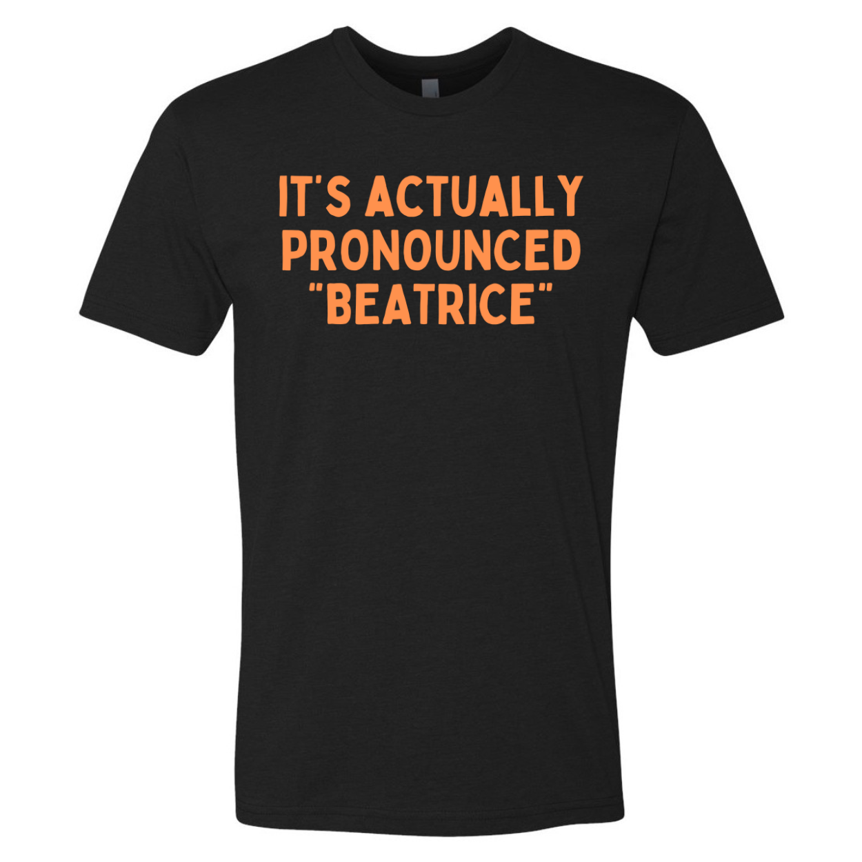 Beatrice Pronunciation Shirt - Black