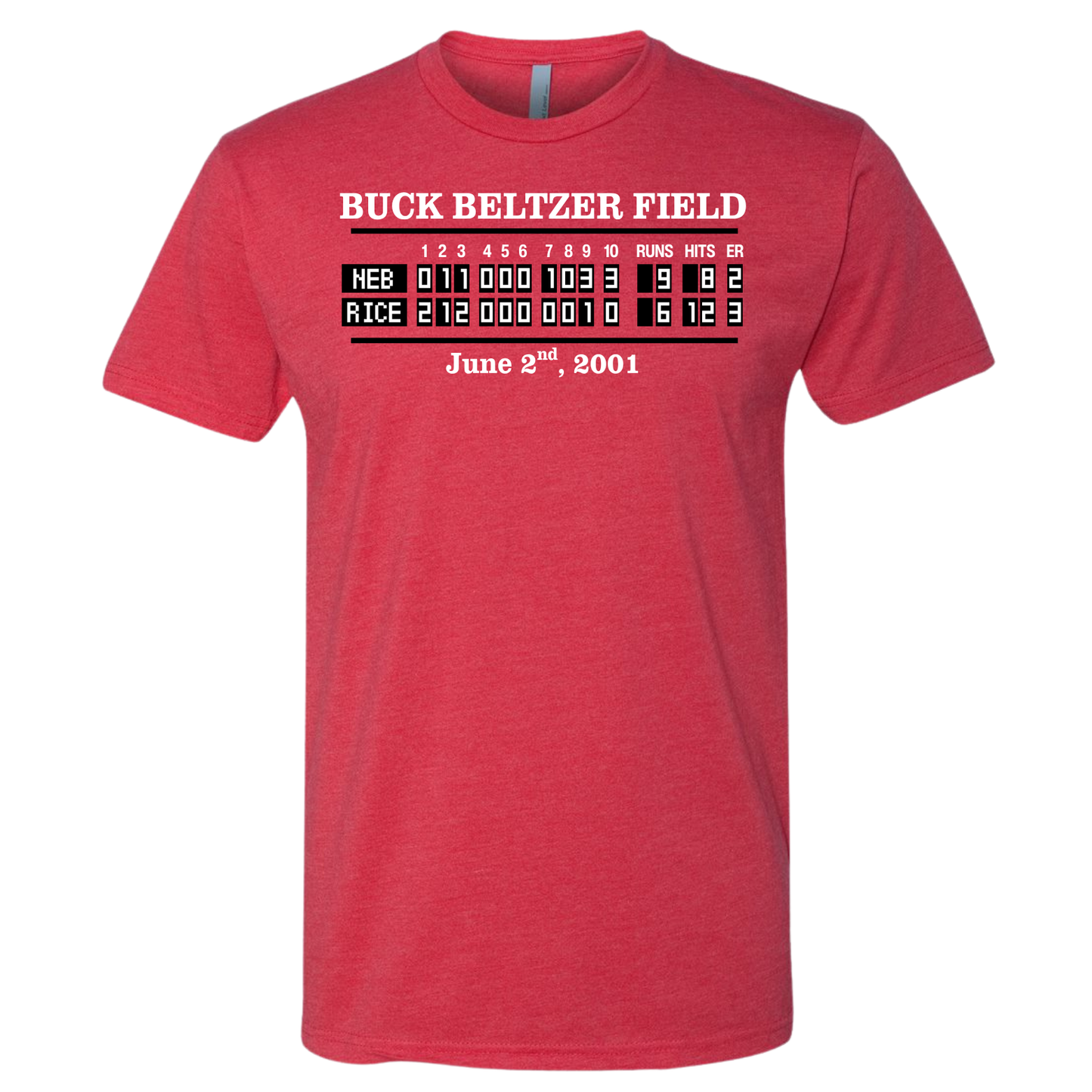 Buck Beltzer Scoreboard 2001
