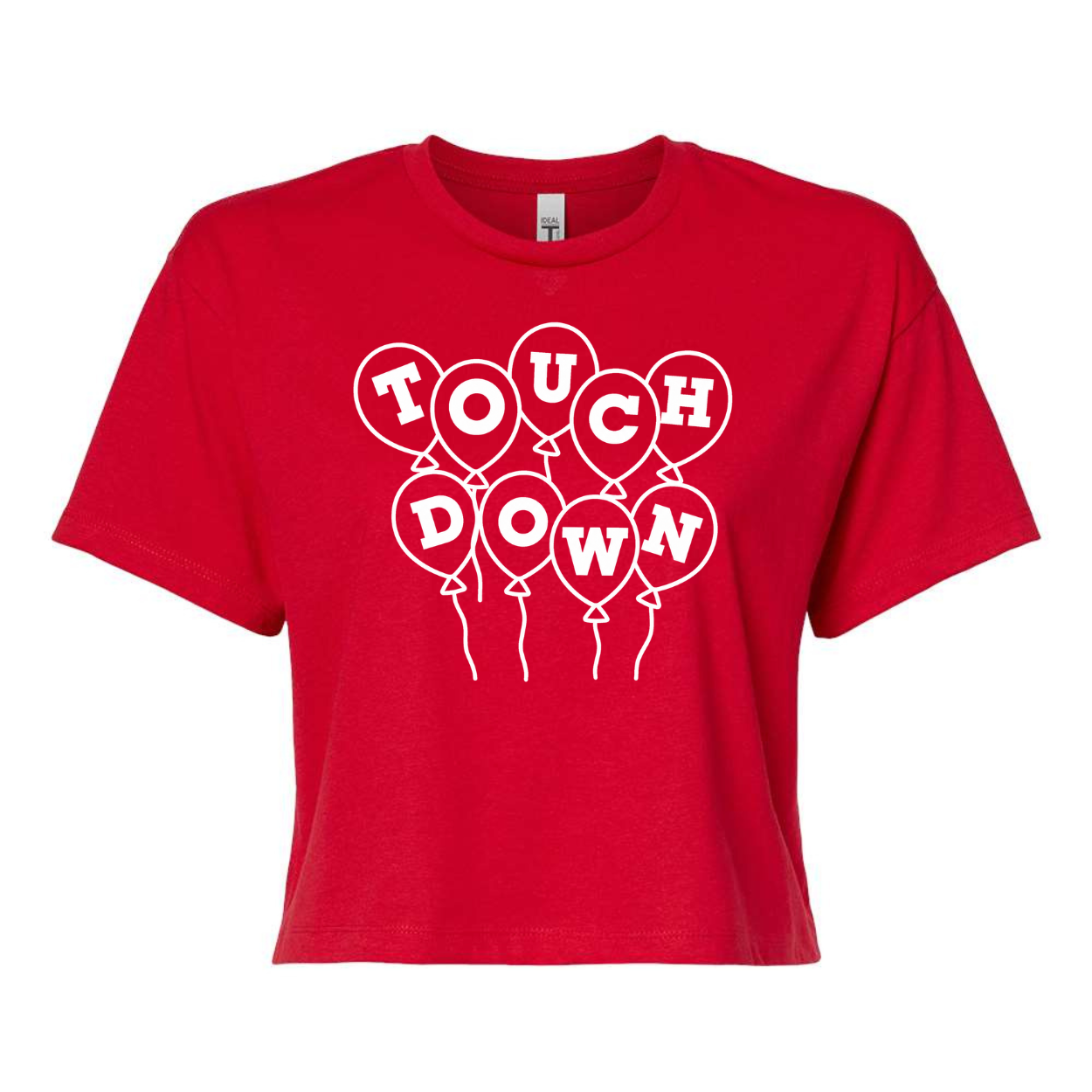 Touchdown Balloons (women's crop)