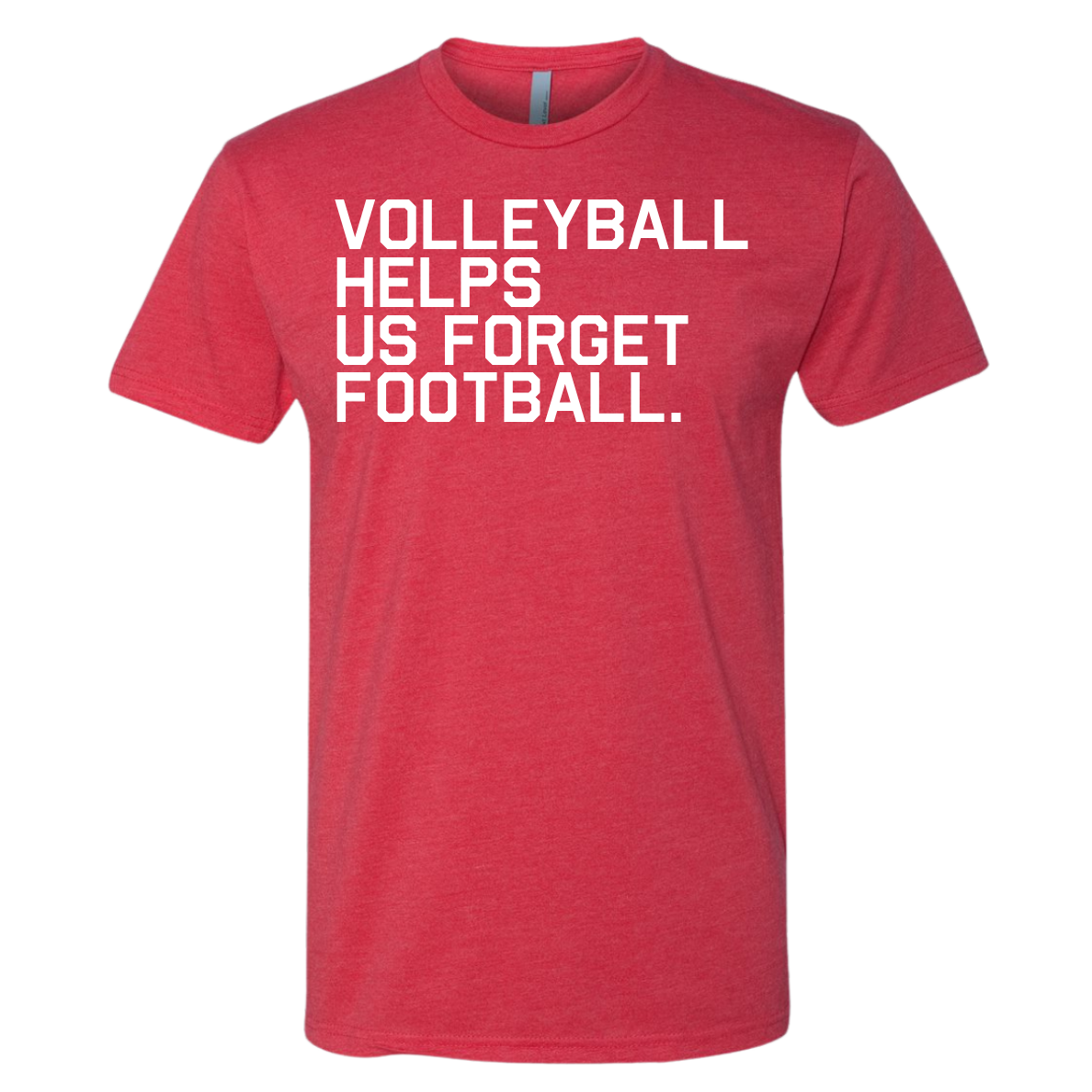 Volleyball helps us forget football
