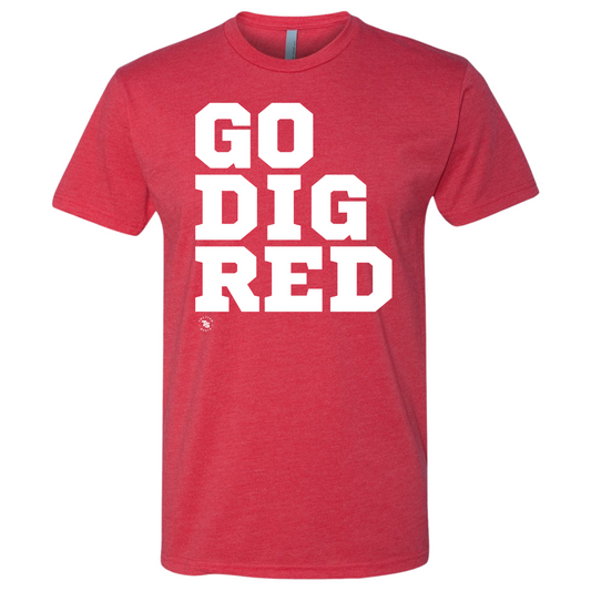 Go Dig Red Volleyball Shirt