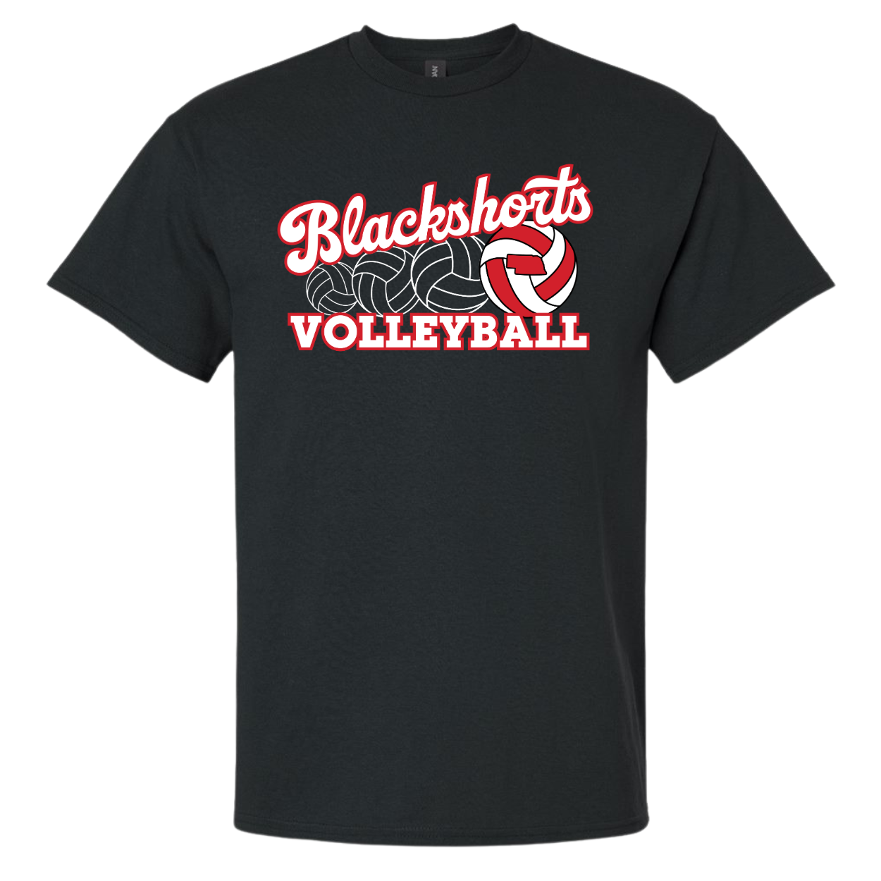 Blackshorts Volleyball - Black Tee