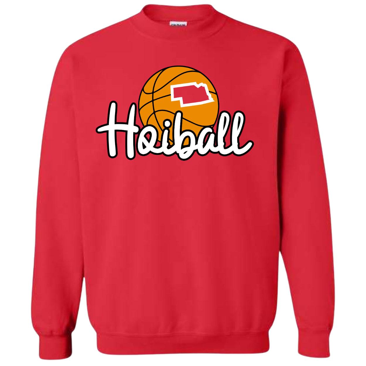 Hoiball - Red Crewneck