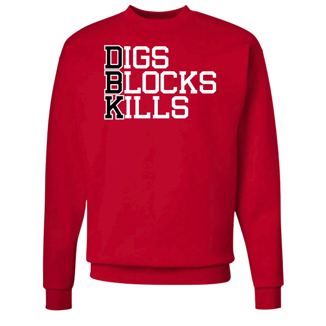 Digs Blocks Kills - Crewneck