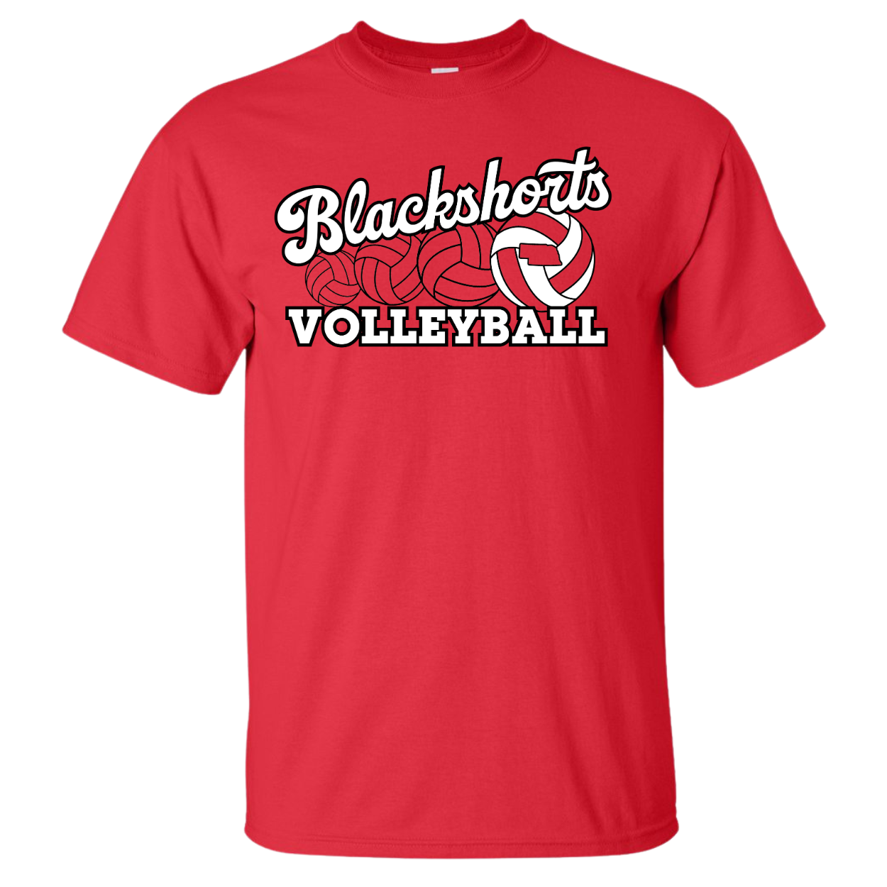 Blackshorts Volleyball - Red T-shirt