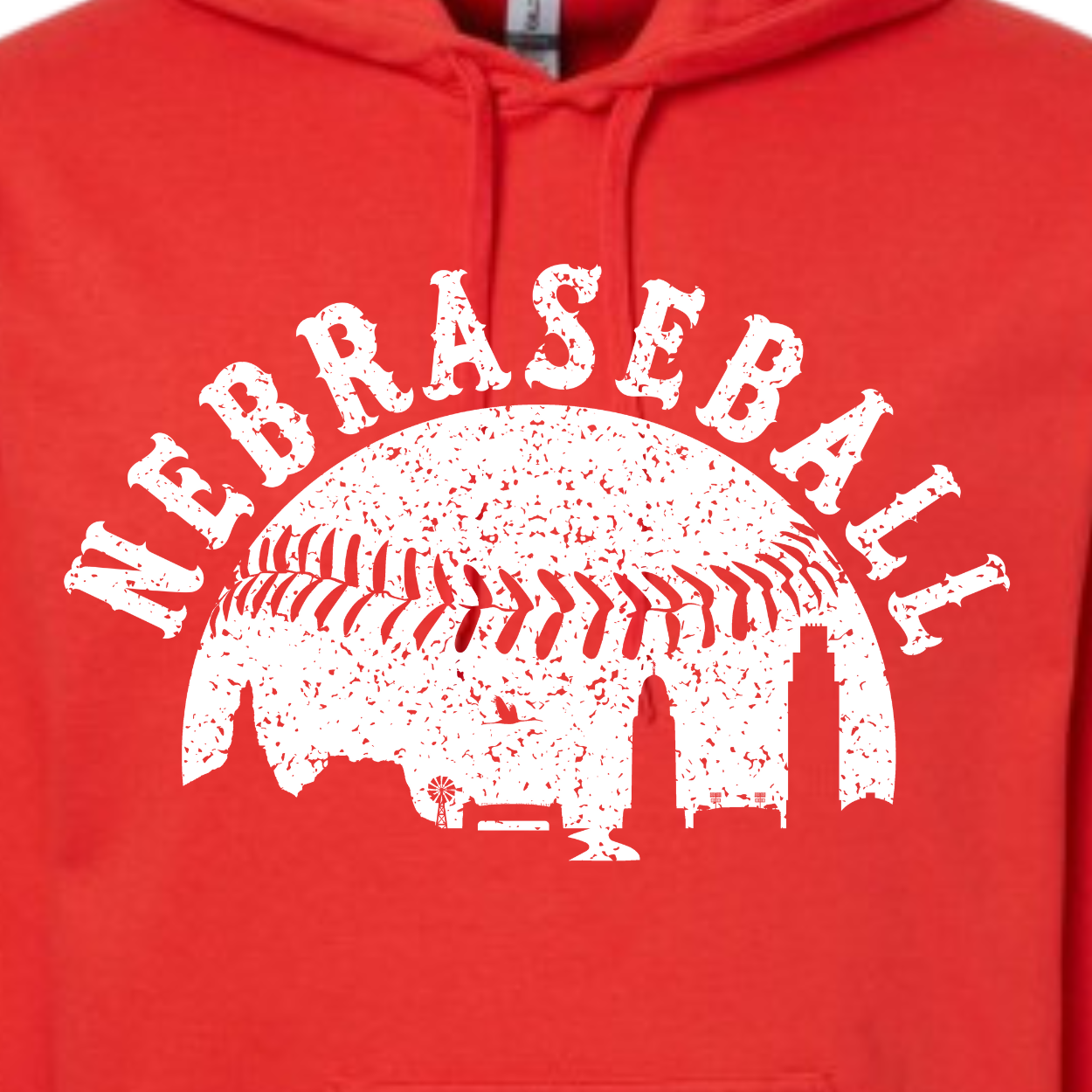 Nebraseball Skyline - Hoodie