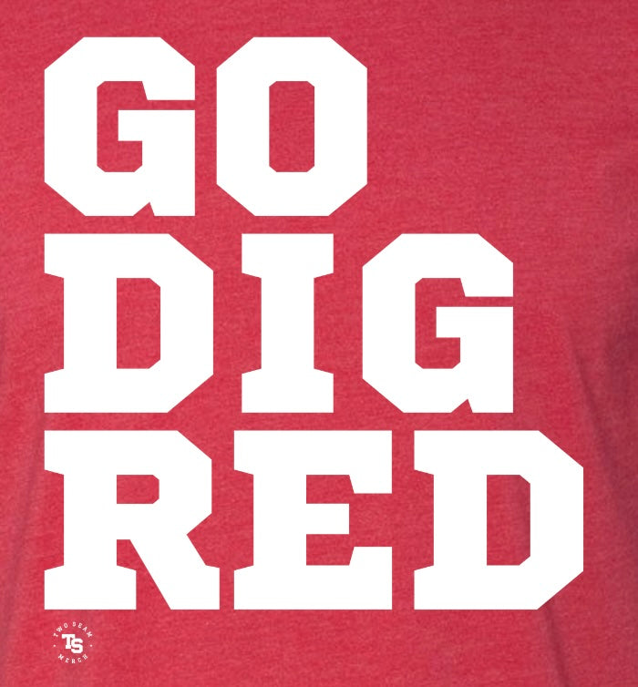 Go Dig Red Volleyball Shirt