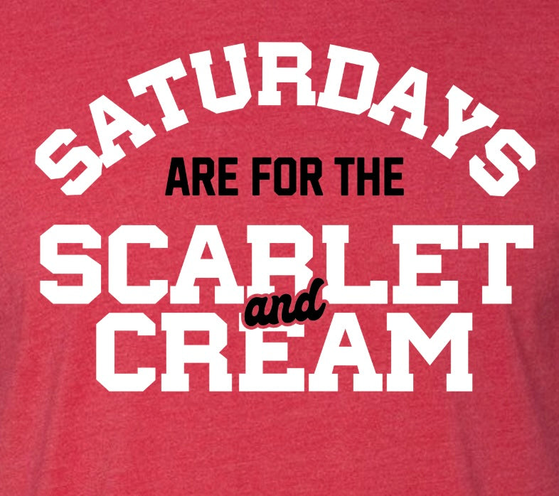 Saturdays are for the Scarlet and Cream