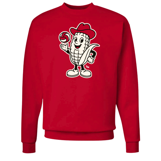 Corny Volleyball crewneck