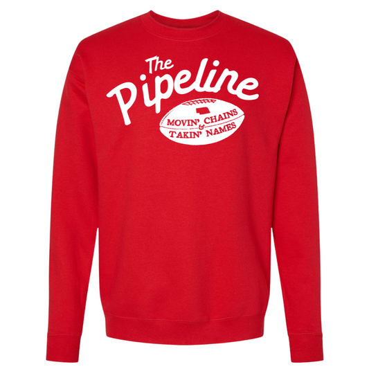 Movin' Chains & Takin' Names (Pipeline) Crewneck