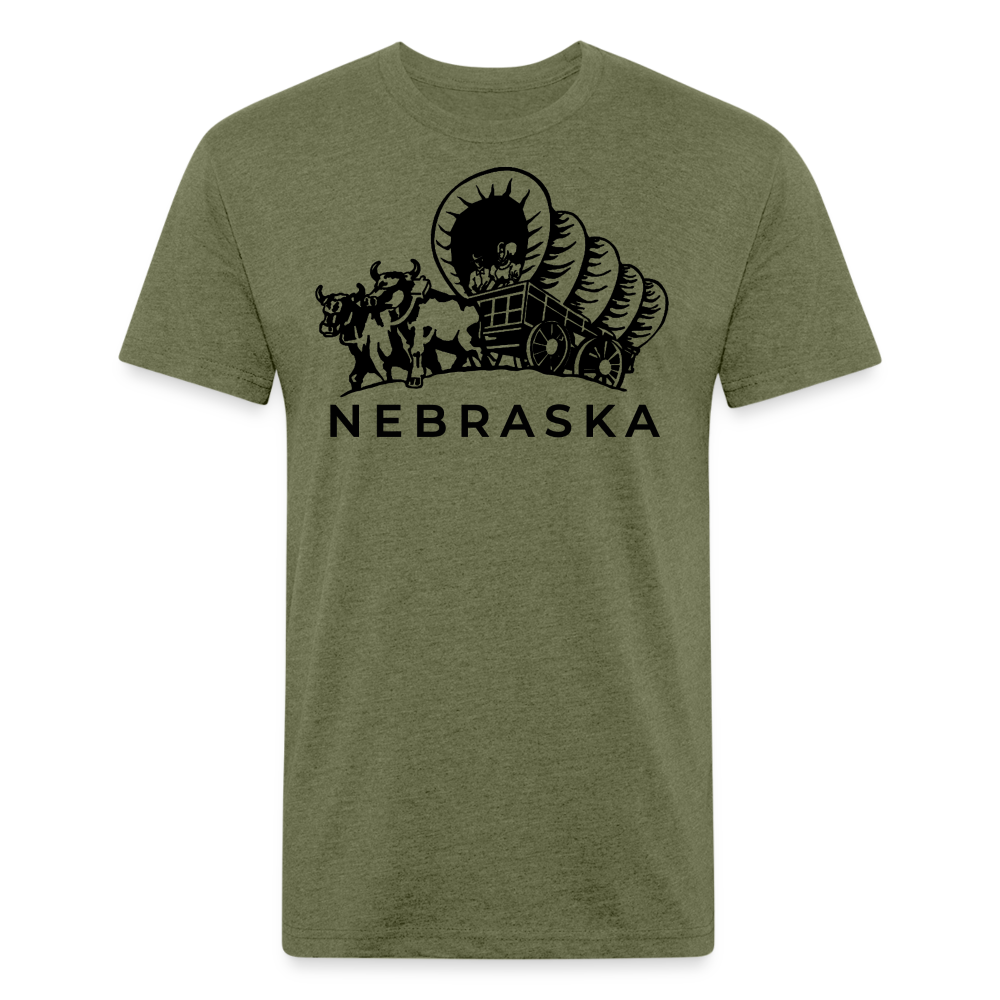 Nebraska State Hwy Image - heather military green