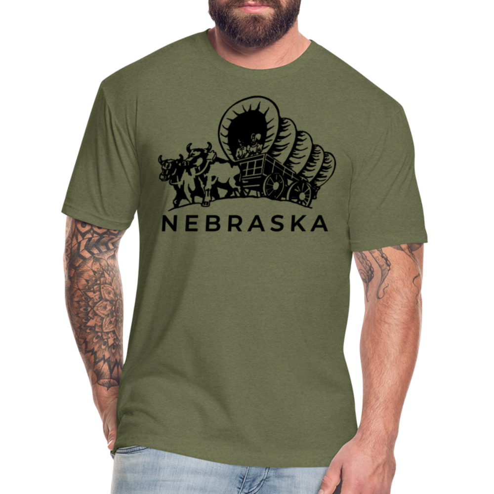 Nebraska State Hwy Image - heather military green